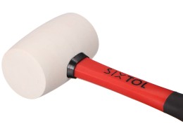 Młotek gumowy TPR HAMMER 220, biały, 220 g, 285 mm