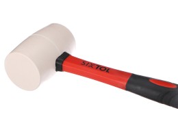 Młotek gumowy TPR HAMMER 450, biały, 450 g, 330 mm