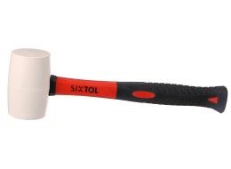 Młotek gumowy TPR HAMMER 450, biały, 450 g, 330 mm