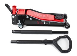 Mobilny hydrauliczny podnośnik heavy-duty 3T niskoprofilowy z pedałem SX JACK PEDAL 3T BLACK