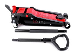 Mobilny hydrauliczny podnośnik heavy-duty 4T niskoprofilowy z pedałem SX JACK PEDAL 4T BLACK