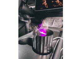 Dyfuzor zapachowy Car Flame do samochodu czarny 100 ml, USB-C, do uchwytu na napoje
