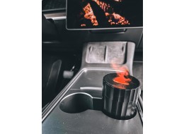 Dyfuzor zapachowy Car Flame do samochodu czarny 100 ml, USB-C, do uchwytu na napoje