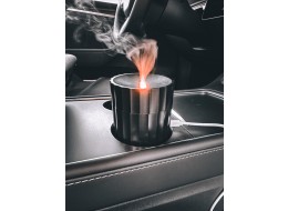 Dyfuzor zapachowy Car Flame do samochodu czarny 100 ml, USB-C, do uchwytu na napoje