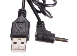 Zapasowy kabel USB z wtykiem DC 3,5x1,35 mm, do dyfuzorów Flower i Ball