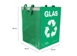 Worki na segregowane odpady SORT EASY 3 BASIC DE, 30x30x40 cm, 3 x 36 l, 3 szt.