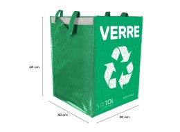 Torby na segregowane odpady SORT EASY 3 BASIC FR, 30x30x40 cm, 3 x 36 l, 3 szt.