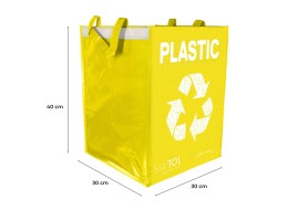 Torba do segregacji odpadów SORT EASY PLASTIC EN, 30x30x40cm, 36l