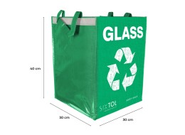 Torby do segregacji odpadów SORT EASY 3 BASIC EN, 30x30x40 cm, 3 x 36 l, 3 szt.