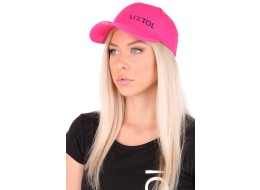 Czapka z daszkiem z oświetleniem LED B-CAP 25lm, ładowalna, USB, uniwersalny rozmiar, różowa