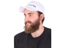 Czapka z daszkiem z oświetleniem LED B-CAP 25 lm, ładowalna, USB, uniwersalny rozmiar, biała