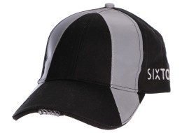 Odblaskowa czapka z daszkiem z lampką LED B-CAP SAFETY 25lm, ładowalna, USB, uniwersalny rozmiar, cz