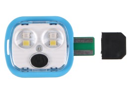 Zapasowe światło LED do czapki/czołówki B-HAT LED LIGHT 2, czerwone/niebieskie