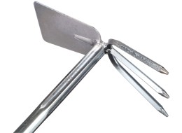 Motyczka ogrodowa z kultywatorem, długość 290 mm, ergonomiczny uchwyt