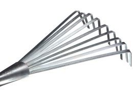 Jednoręczne szwedzkie grabki, długość 350 mm, ergonomiczny uchwyt