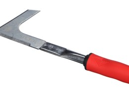 Nóż ogrodowy do chwastów w kształcie L, długość 315 mm, ergonomiczny uchwyt