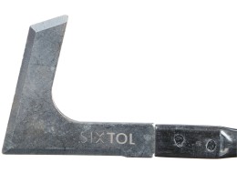 Nóż ogrodowy do chwastów w kształcie L, długość 315 mm, ergonomiczny uchwyt