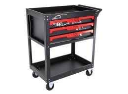 Wózek warsztatowy na narzędzia MECHANIC TROLLEY JASON, 3 szuflady, 1 półka