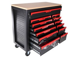 Wózek warsztatowy z narzędziami MECHANIC TROLLEY TITAN 1559, 13 szuflad, 1559 szt. narzędzi