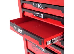 Wózek warsztatowy na narzędzia MECHANIC TROLLEY KEVIN RED, 7 szuflad