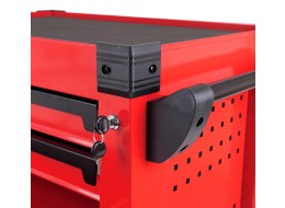 Wózek warsztatowy na narzędzia MECHANIC TROLLEY KEVIN RED, 7 szuflad