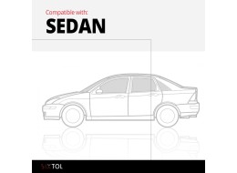 Gumowa mata do bagażnika SAAB 9-3 Sedan 2002->
