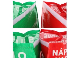 Torba na segregowane odpady SORT EASY PLASTIQUE FR, 30×30×40 cm, 36 l