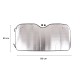 Osłona przeciwsłoneczna na przednią szybę samochodu CAR SUNSHADE 5, 130 x 60 cm