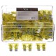 Zestaw nożowych bezpieczników samochodowych MECHANIC FUSE SET 20A, 100 szt.
