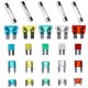Zestaw bezpieczników nożowych i szklanych MECHANIC FUSE SET 215