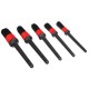 Zestaw miękkich precyzyjnych pędzelków do czyszczenia samochodu CAR DETAILING BRUSH 5 SOFT, 5 szt.