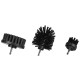 Zestaw szczotek do wiertarki do czyszczenia samochodu CAR DETAILING DRILL BRUSH 3 HARD, 3 szt.