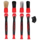 Zestaw precyzyjnych szczotek z wymiennymi nasadkami do czyszczenia samochodu CAR DETAILING BRUSH 4