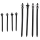 Zestaw spinek, zaczepów i kołków do tapicerki samochodowej MECHNIC TRIM CLIP SET 700