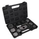 Przyrząd do wciskania tłoczków hamulcowych MECHANIC BRAKE SET BLACK 12, zestaw 12 szt.