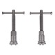 Przyrząd do wciskania tłoczków hamulcowych MECHANIC BRAKE SET BLACK 18, zestaw 18 szt.