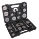 Przyrząd do wciskania tłoczków hamulcowych MECHANIC BRAKE SET BLACK 22, zestaw 22 szt.