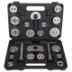Przyrząd do wciskania tłoczków hamulcowych MECHANIC BRAKE SET BLACK 22, zestaw 22 szt.