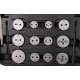 Narzędzie do wciskania tłoczków hamulcowych MECHANIC BRAKE SET BLACK 35, zestaw 35 szt.