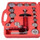 Pneumatyczny przyrząd do wciskania tłoczków hamulcowych MECHANIC BRAKE SET PNEU 16, zestaw 16 szt.