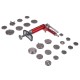 Pneumatyczny przyrząd do wciskania tłoczków hamulcowych MECHANIC BRAKE SET PNEU 23, zestaw 23 szt.