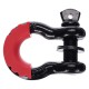 Zaczep off-road z gumową osłoną CAR SHACKLE 1, nośność 4,75 t