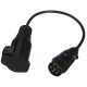 Kabelová redukce zásuvky tažného zařízení TRAILER CABLE 1, 7-13pin, 50cm