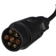 Kabelová redukce zásuvky tažného zařízení TRAILER CABLE 1, 7-13pin, 50cm