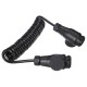 Propojovací spirálový kabel zástrčky tažného zařízení TRAILER CABLE 4, 13-13pin, 3m
