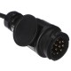 Propojovací spirálový kabel zástrčky tažného zařízení TRAILER CABLE 4, 13-13pin, 3m