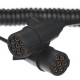 Spiralny kabel połączeniowy 7-pin typ N TRAILER CABLE 11, wtyczka z tworzywa, 24V, 3,5 m