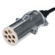 Spiralny kabel połączeniowy 7-pin typ S TRAILER CABLE 12, wtyczka metalowa, 24V, 3,5 m