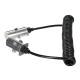 Spiralny kabel połączeniowy 7-pin typ S TRAILER CABLE 12, wtyczka metalowa, 24V, 3,5 m