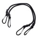 Gumowe pasy mocujące/gumki CARGO CORD CARABINER 50, 50 cm, 2 szt.